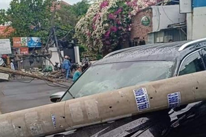 At the accident scene (Photo: SGGP)