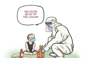 Young illustration artists cheer up frontline healthcare workers with paintings