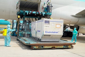 Largest batch of Covid-19 vaccine AstraZeneca arrives in HCMC