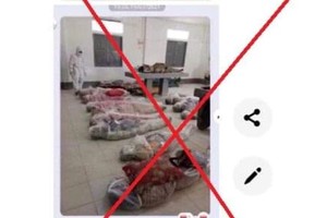 False claim: Photo shows coffins of coronavirus victims in HCMC