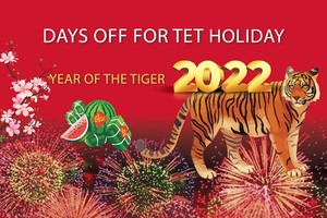 2022 Lunar New Year holiday to last five days