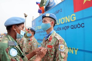 Vietnamese doctors in South Sudan awarded UN Medal for cause of peacekeeping 