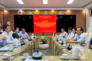 Health sector leaders meet young doctors agreeing to work in island commune