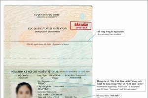 Birthplace information added to new Vietnamese passports