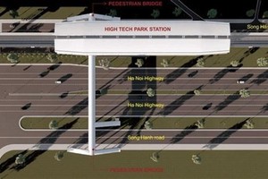 HCMC builds nine footbridges linked with first metro line 