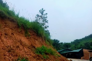 Heavy rainfall causes landslides, property damage in central provinces