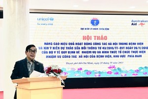 Activities carried out by social workers in hospitals should be standardized