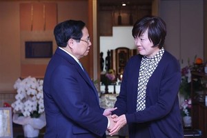 PM visits family of Japanese late PM