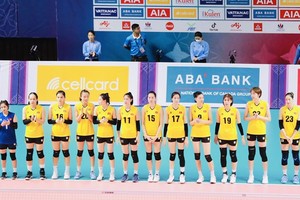 Vietnam ranks 39th on FIVB Women’s Volleyball World Ranking