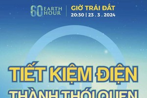 Vietnam to turn off lights for 1 hour on March 23 to celebrate Earth Hour 2024