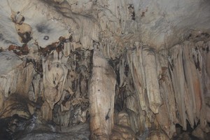 Cave with beautiful stalactites discovered accidentally by mining activities