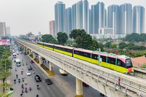 Nhon-Hanoi Station metro line begins commercial operation