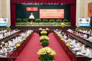 General Secretary and President To Lam work with HCMC Party Committee 