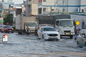 Residents in Mekong Delta fret over high tide, flooding
