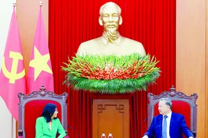 Party chief welcomes Executive Vice President of Venezuela