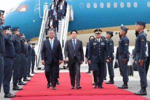 State President arrives in Lima, beginning official visit to Peru