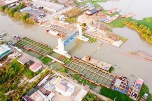 HCMC, Mekong Delta ramp up saltwater intrusion prevention