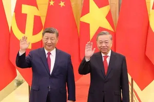 Official welcome ceremony held for top Chinese leader in Hanoi