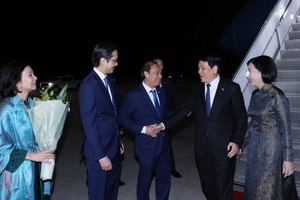 President Luong Cuong arrives in New York for UNGA 80 high-level debate