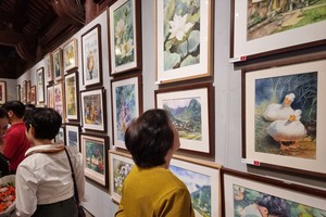 International watercolour painting exhibition opens in Hanoi