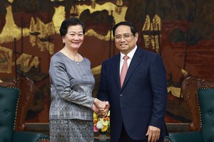Prime Minister receives outgoing Cambodian ambassador