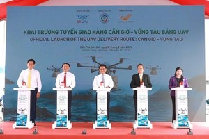 Ho Chi Minh City debuts UAV sea-crossing delivery route