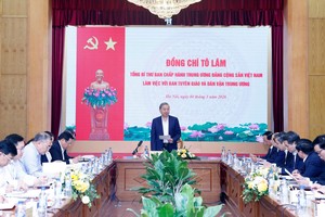 Party chief urges upholding of ideological orientation, unity of will