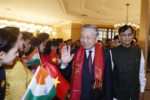 Party General Secretary, State President To Lam begins state visit to India