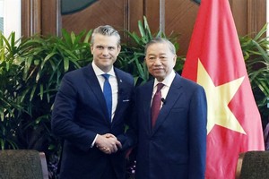 Vietnamese leader receives foreign defence ministers 