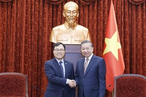 Party General Secretary, State President receives outgoing Korean Ambassador