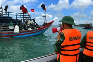 Tropical storm Maysak nears Quang Ninh, heavy rain to lash northeast 