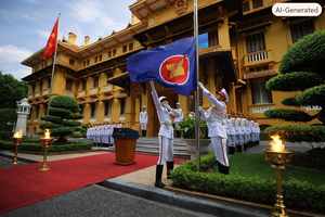 Flag-hoisting ceremony marks ASEAN’s 59th anniversary in Hanoi