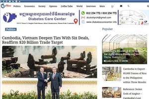 Cambodian media give heavy coverage to Vietnamese PM’s visit