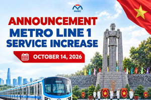 Metro Line 1 increases trips to serve people paying tribute to martyrs