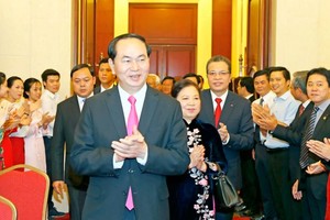 President of Vietnam Tran Dai Quang and his wife will visit Russia and Belarus (Illustrative photo:SGGP)