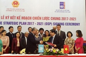 Signing ceremony of Overarching Strategic Plan