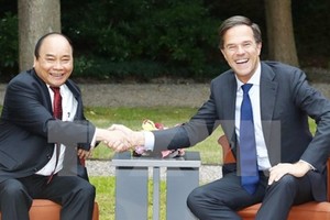Vietnamese Prime Minister Nguyen Xuan Phuc and Dutch Prime Minister Mark Rutte. (Photo:VNA)