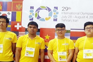 Vietnamese students participate in the 2017 International Olympiad in Informatics 