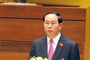 Vietnamese President Tran Dai Quang sends congratulatory message on India’s Independence Day (Photo:SGGP)