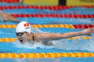 Swimmer Anh Vien wins eight gold and two silver medals at SEA Games 2017