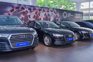 Audi Vietnam has delivered 186 cars of five different models in APEC limited edition to the APEC 2017 Committee. (Photo: Audi Vietnam)