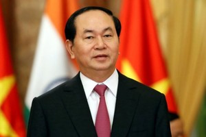  President of Vietnam Tran Dai Quang sent a congratulation to Germany on National Day.