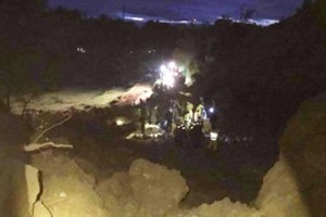 Mountainous slide occurrence in Hoa Binh 