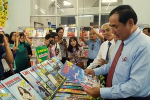 Spring publications of Saigon Giai Phong Newspaper is showcased at the Spring Press Festival 2019