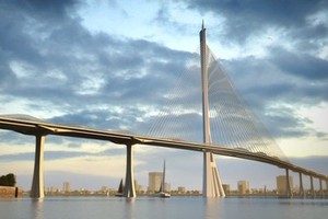 Can Gio Bridge shaped like mangrove