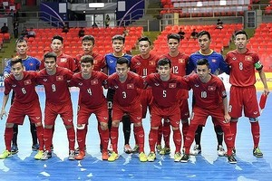 Vietnam futsal team at AFC U20 Futsal Championship finals