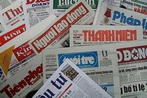 Nine news agencies in Hanoi stop operation after press planning