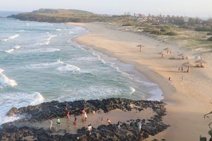 Xep beach, a tourist destination in Phu Yen province (Photo: VNA)
