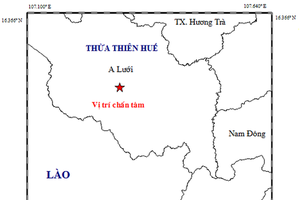 The epicenter located at around 8.1 kilometers deep underground.