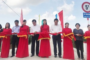 An inauguration ceremony of “Regiment 207” Bridge